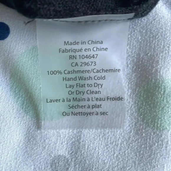 Kinross Cashmere Black Beaded Mock Neck Sweater Women Size S - Picture 8 of 8